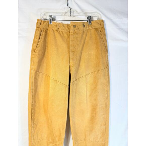 Vintage Redhead Duck Waxed Canvas Pants Hunting Men's 34x29 Double Knee - Picture 2 of 6